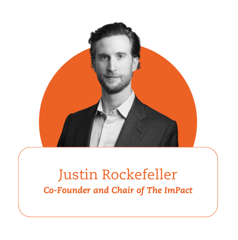 Justin Rockefeller and Erika Karp