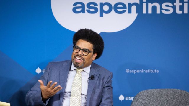 Darrick Hamilton speaks at the Aspen Institute