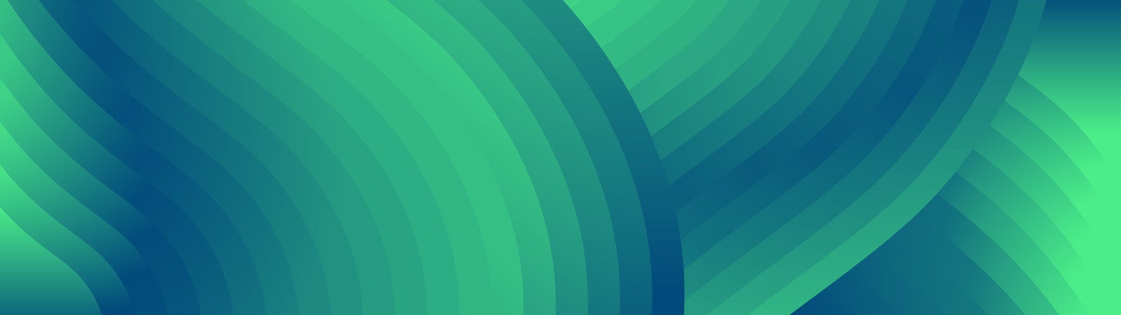 A wave-like pattern made up of shapes in gradient hues. It represents how cybersecurity is interconnected with every aspect of life.