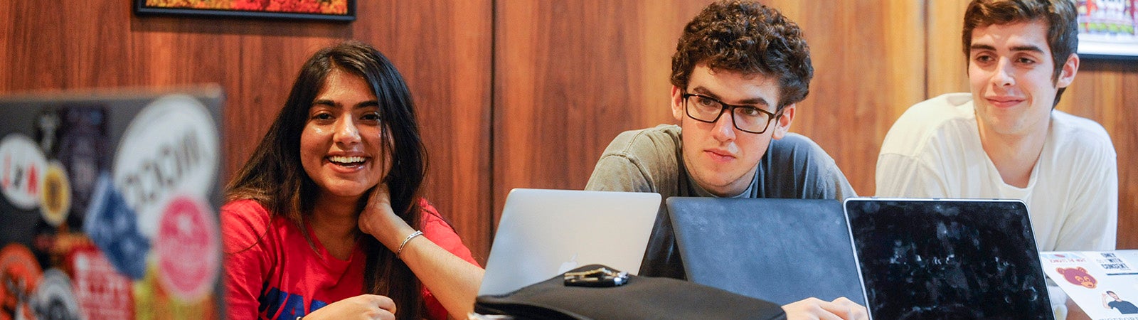 Students participating in virtual exchange